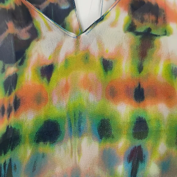 Multicolor Tie-Dye Women's Top - Picture 2 of 6